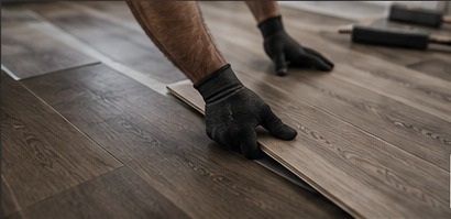 Professional flooring installation